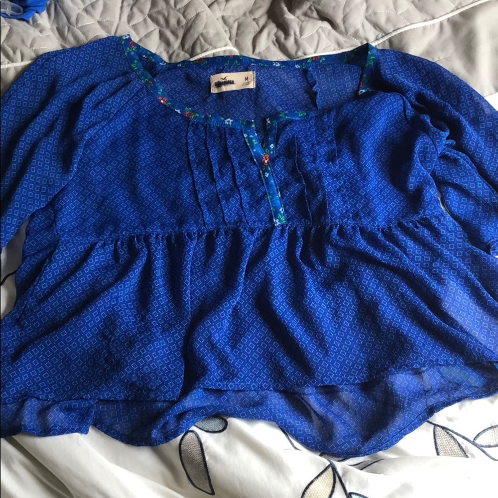 Hollister Babydoll Blouse